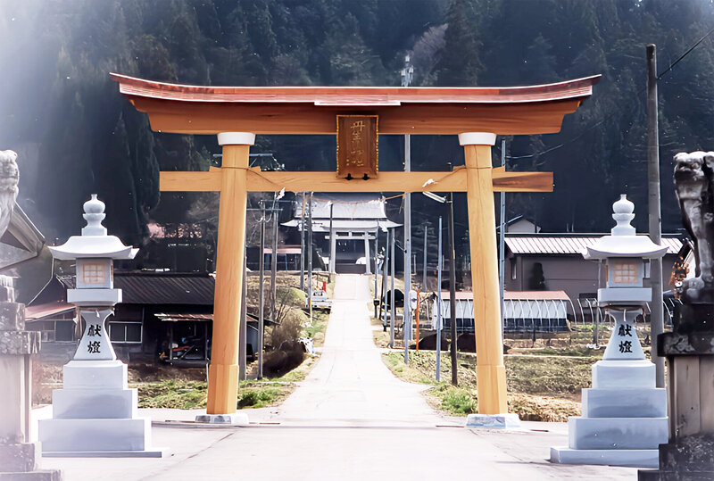 丹生川神社 鳥居