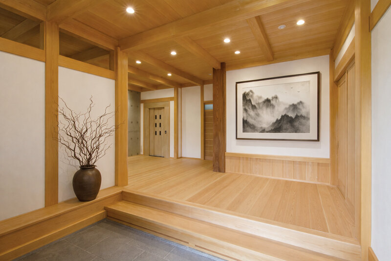 飛騨の伝統意匠を取り入れた邸宅