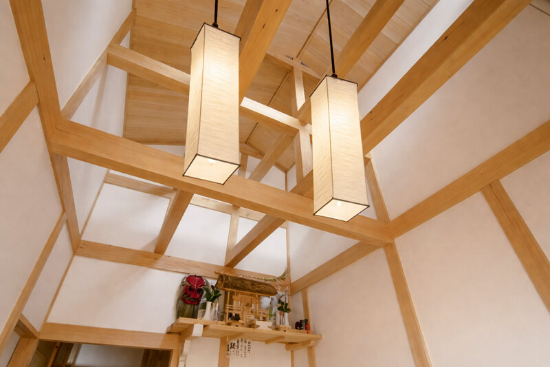 飛騨の伝統意匠を取り入れた邸宅